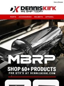 Check Out Only The BEST MBRP Products at denniskirk.com