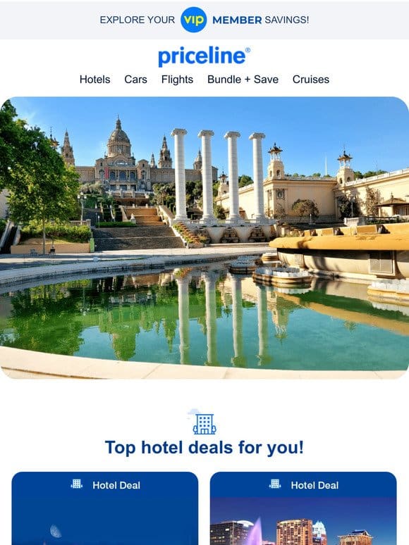Check out hotel deals inspired by you