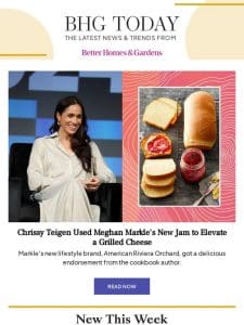 Chrissy Teigen Used Meghan Markle’s New Jam to Elevate a Grilled Cheese