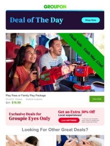 Chuck E. Cheese FLASH SALE ALERT: Up to 48% Off!