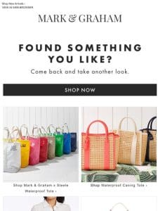 Come See What’s New In Totes & Handbags