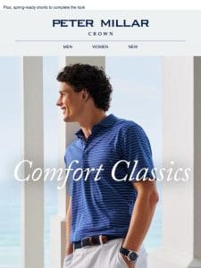 Comfort Classics—Cotton Polos For Spring