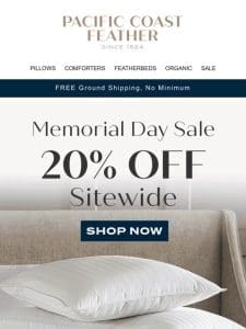 Cuddle Up to Memorial Day Bedding Deals!