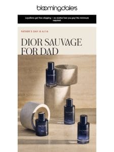DIOR Sauvage for Dad
