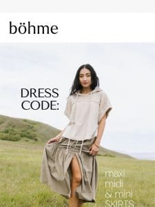 DRESS CODE: Summer Skirts