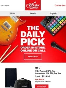 Daily Pick: Uncover your deal of the day