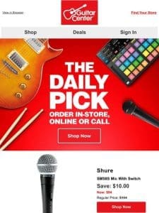 Daily Pick: Uncover your deal of the day