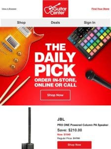 Daily Pick: Uncover your deal of the day