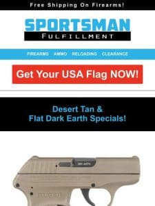 Desert Tan & Flat Dark Earth Specials!