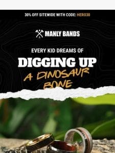 Dinosaur Bone Rings Collection