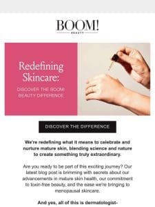 Discover expert care for mature skin