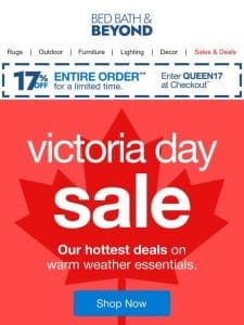 Dive Into the Hottest Deals of the Season at Our Victoria Day Sale