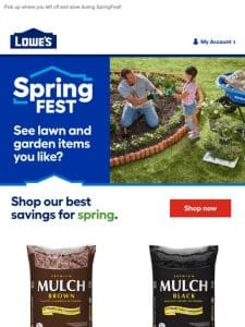 Don’t miss more deals on lawn and garden!