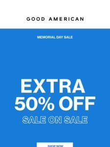 EXTRA 50% OFF MARKDOWNS  ️