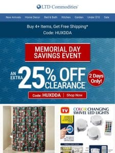 EXTRA Clearance Discounts + NEW Markdowns!