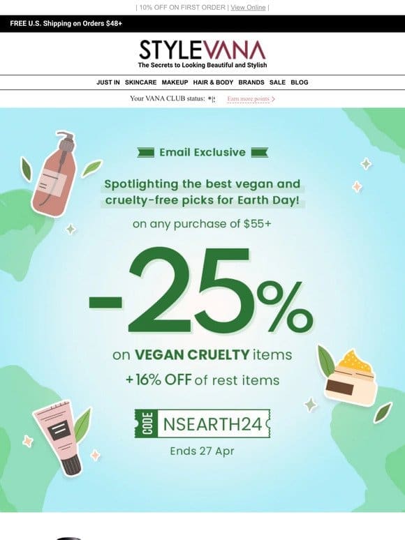 Earth lovers unite! Claim your DISCOUNT for Earth Day!