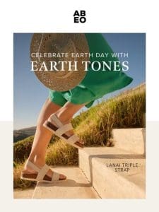 Earth tone sandals for earth day!