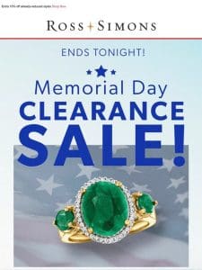 Ends tonight: Memorial Day Clearance Sale! Don’t wait to save >>