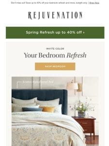 Ends tonight: The Spring Refresh Sale