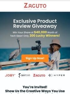 Exclusive Giveaway Alert