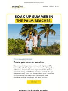 Explore The Palm Beaches this summer.