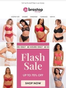 FLASH SALE! Bras £20 or less