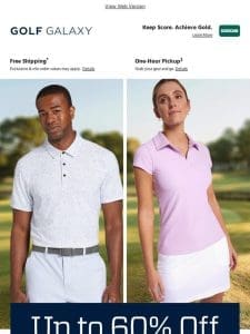 FORE! Up to 60% off deals???