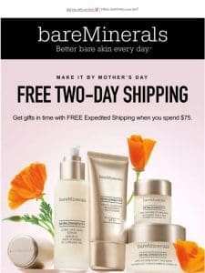 FREE 2-Day Shipping for Mother’s Day