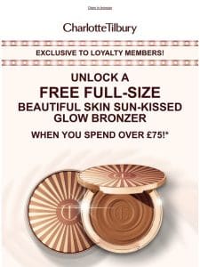 FREE FULL-SIZE Bronzer Inside! ☀️