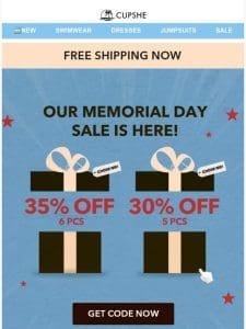 FREE SHIPPING+EXTRA 35% OFF =WOW