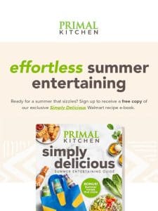 FREE Walmart recipe e-book