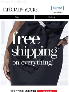 Feel Like A Millionaire With Free Shipping!