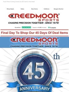 Final Day Of Our 45 Days Of Deal!