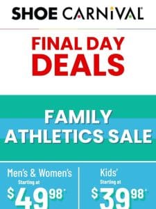 Final day to shop sneakers & Crocs on sale ?