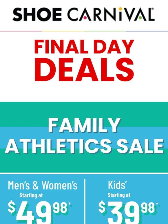 Final day to shop sneakers & Crocs on sale ?