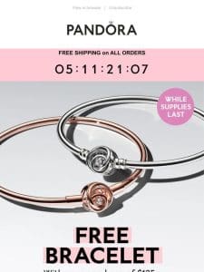 Free Bracelet with your purchase