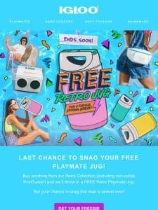 Free! Last chance! Get your Retro gift now.
