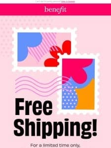 Free shipping on ALL orders