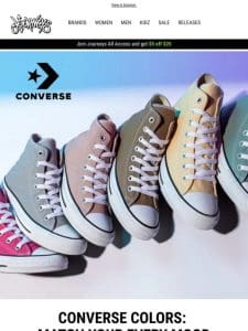 Fresh Converse Styles Await ?