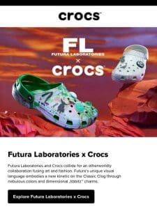 Futura Laboratories x Crocs