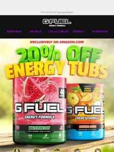 ??G FUEL Amazon Spring Sale