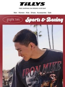 GRAPHIC TEES | Sports & Boxing