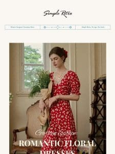 Garden Escape: Romantic Floral Dresses