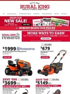 Gear Up for Green: Amazing Offers on Lawn Essentials – Mowers， Spreaders & More!