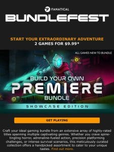 Get 2 Premiere Games for less than $10!