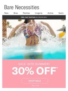 Get 30% Off Swimwear | Sale Into Summer