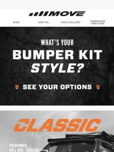 Get To Know Our Bumper Kits!