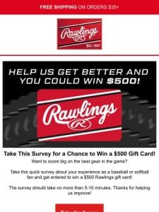 Get a chance to win a $500 gift card!