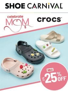 Get up to 25% off Crocs and HEYDUDE for a limited time
