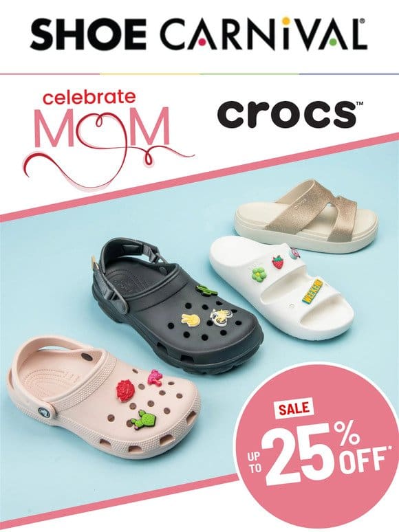 Get up to 25% off Crocs and HEYDUDE for a limited time